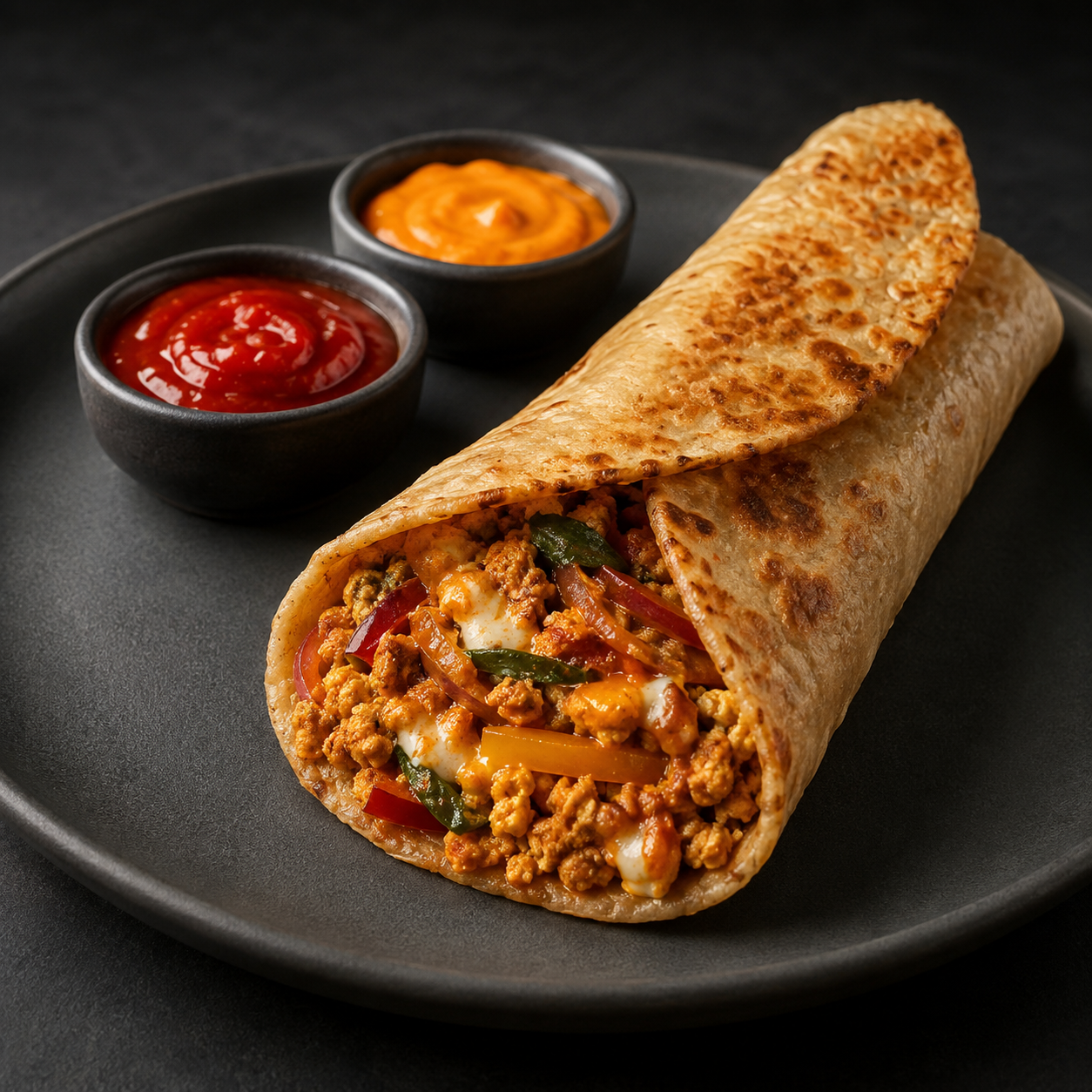 Chicken Keema Wrap