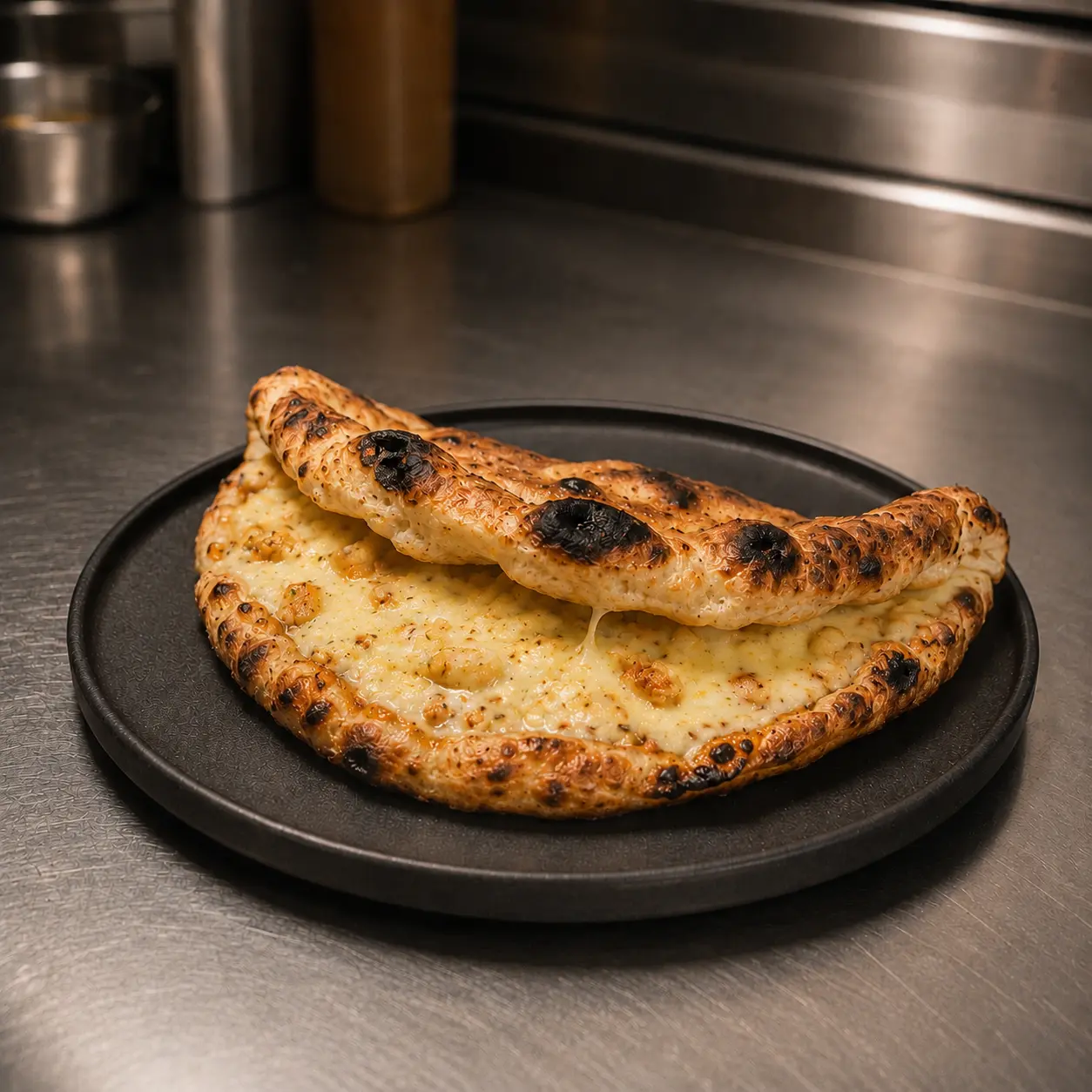 Cheesy Garlic Lifafa at FOMO Tampa