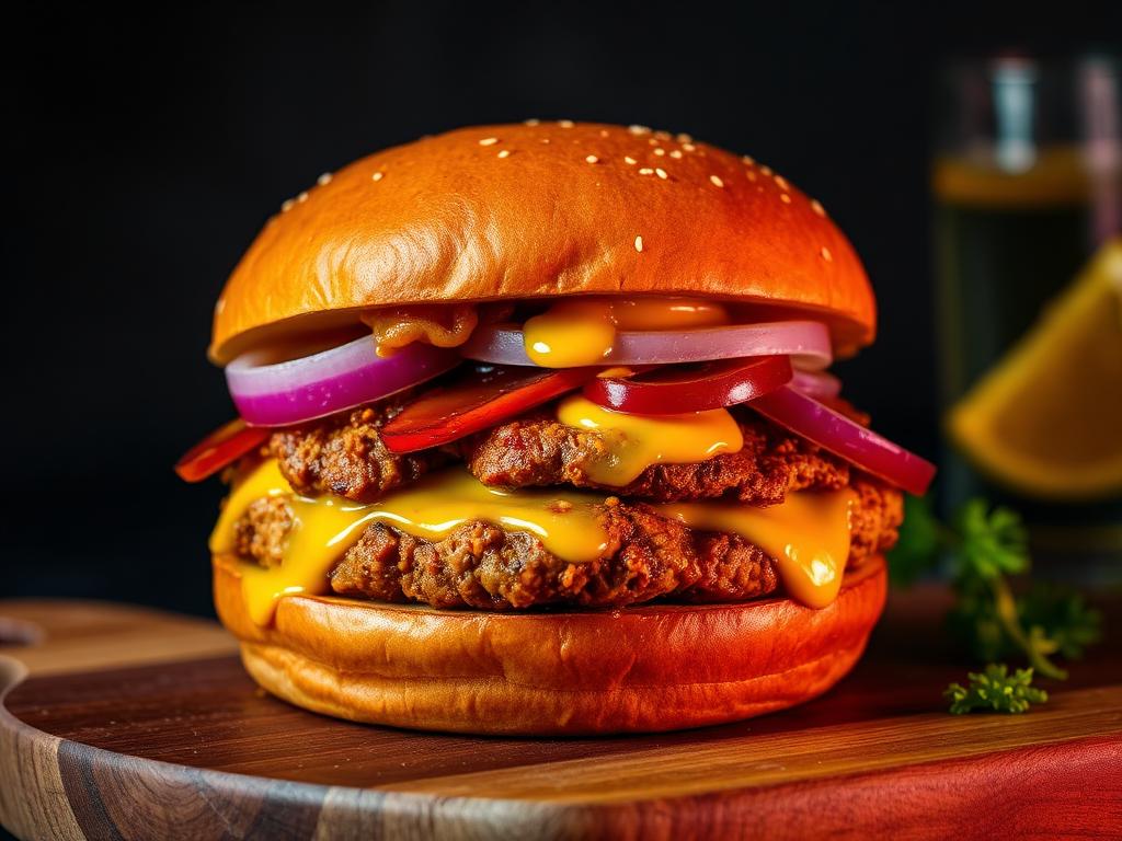 Spiced Chicken Stack